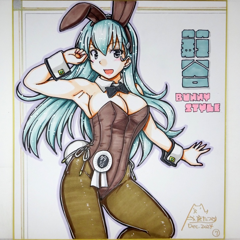 【終了】色紙 鈴谷バニー(7)