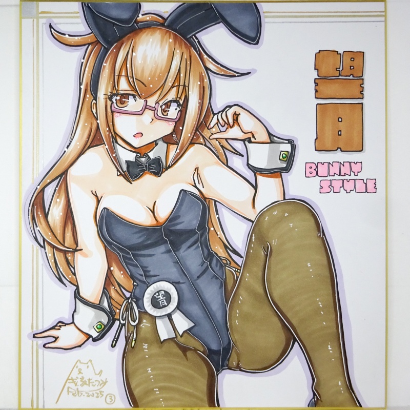 【終了】色紙 望月バニー(3)