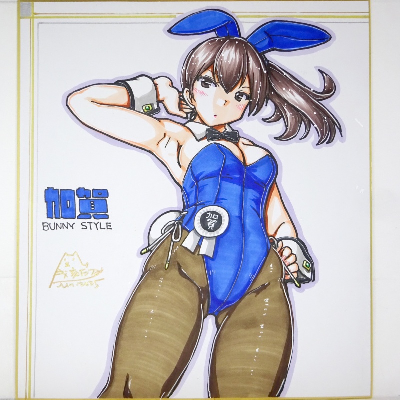 色紙 加賀バニー