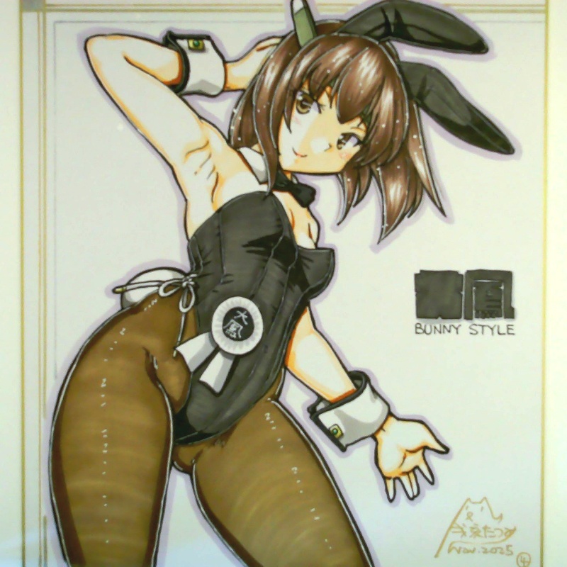 色紙 大鳳バニー(4)