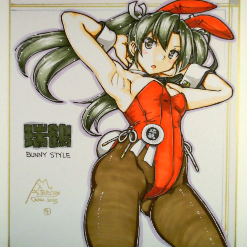 色紙 瑞鶴バニー(4)