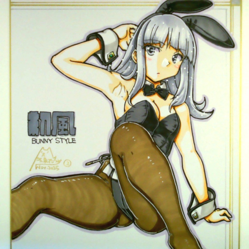 色紙 初風バニー(2)