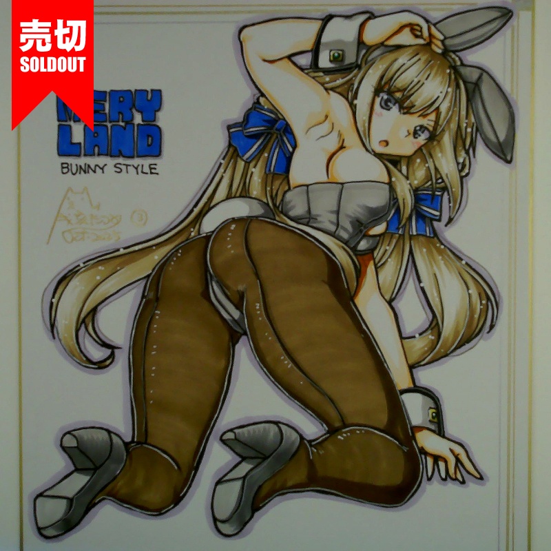 【終了】色紙 メリーランドバニー(6)