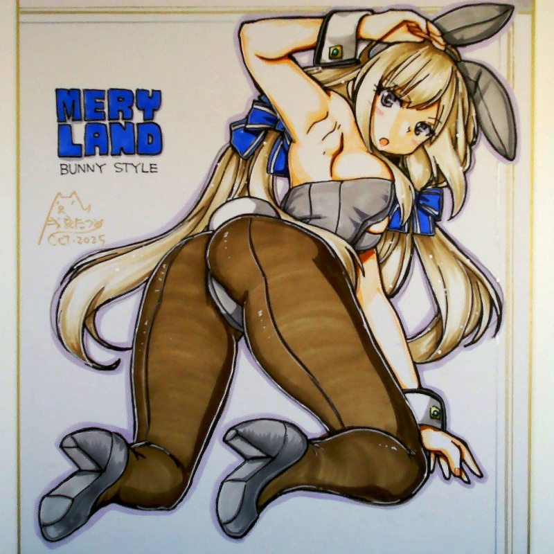 色紙 メリーランドバニー