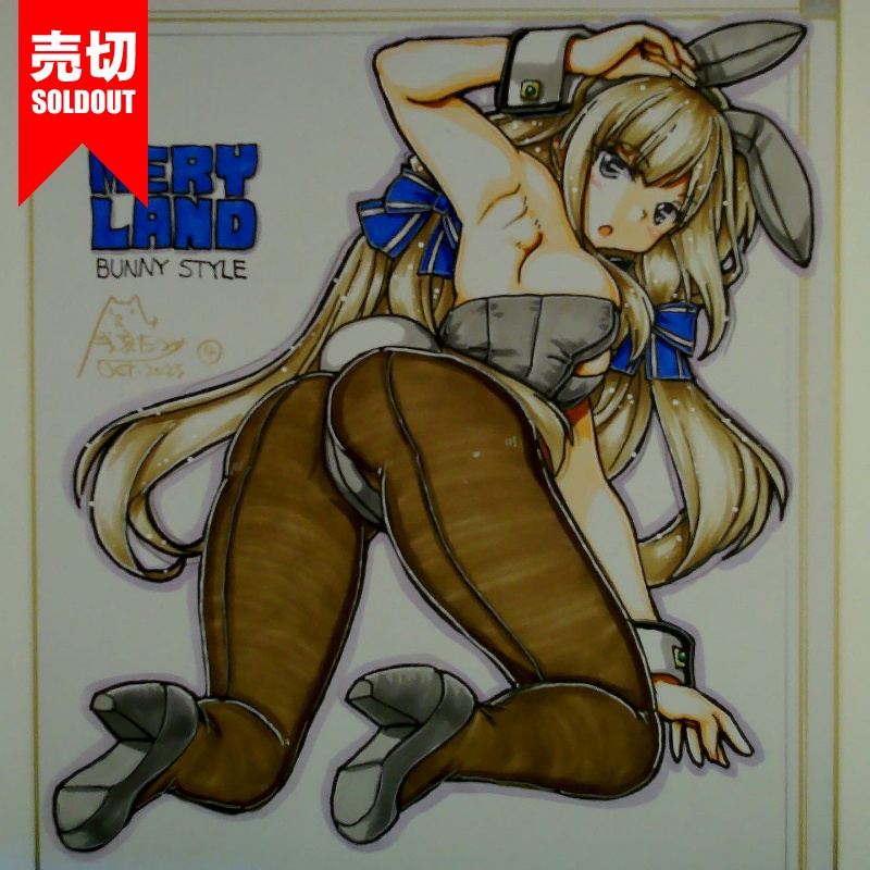 【終了】色紙 メリーランドバニー(6)