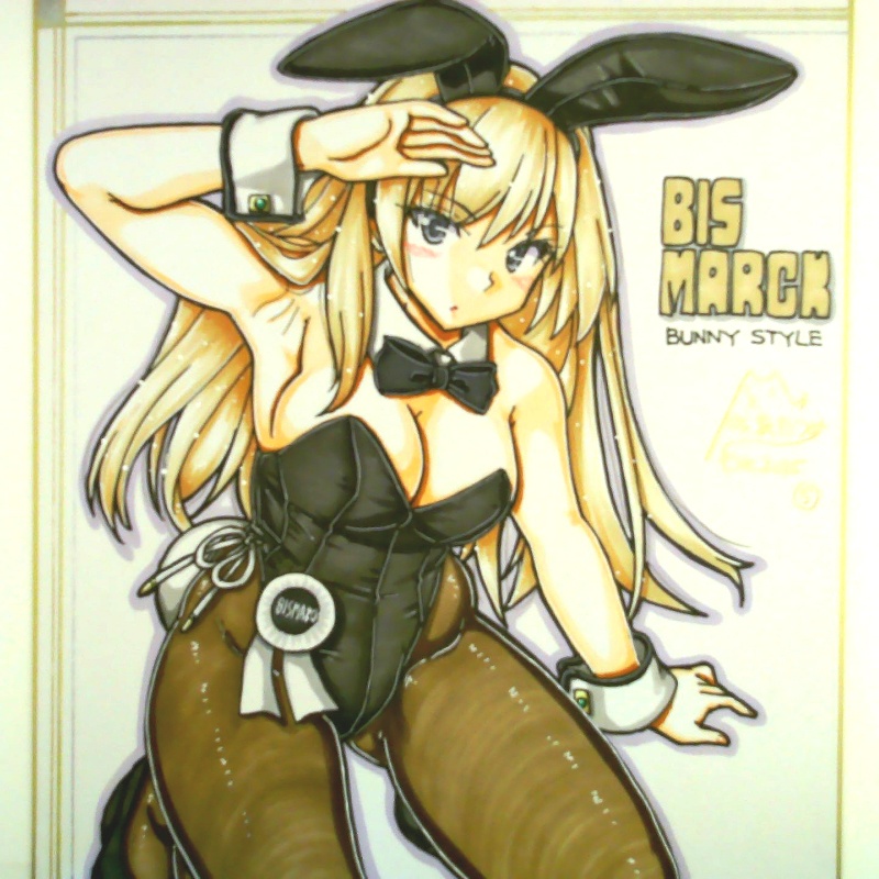 色紙 ビスマルクバニー(5)