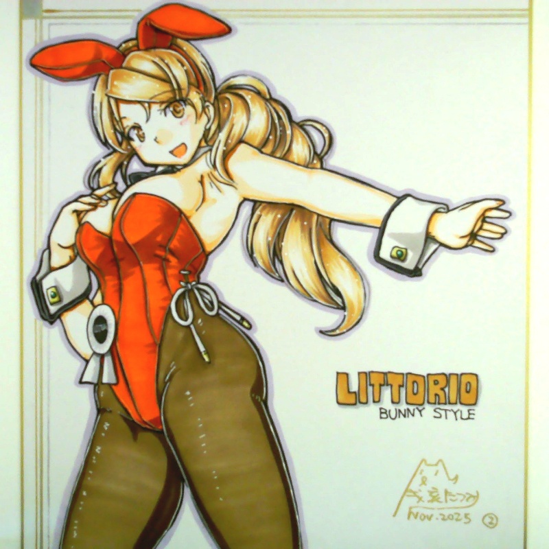 色紙 リットリオバニー(2)