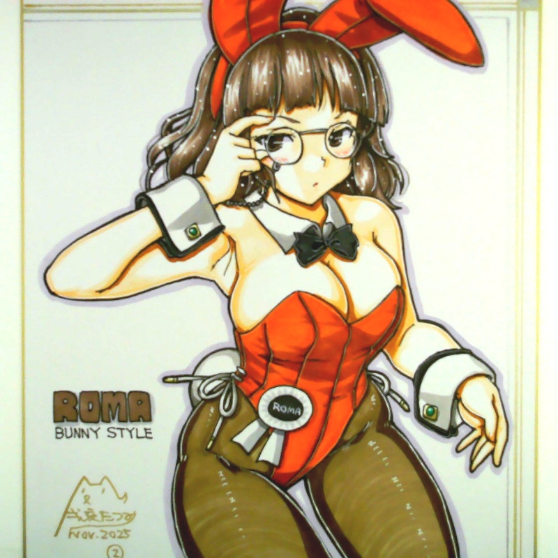 色紙 ローマバニー(2)