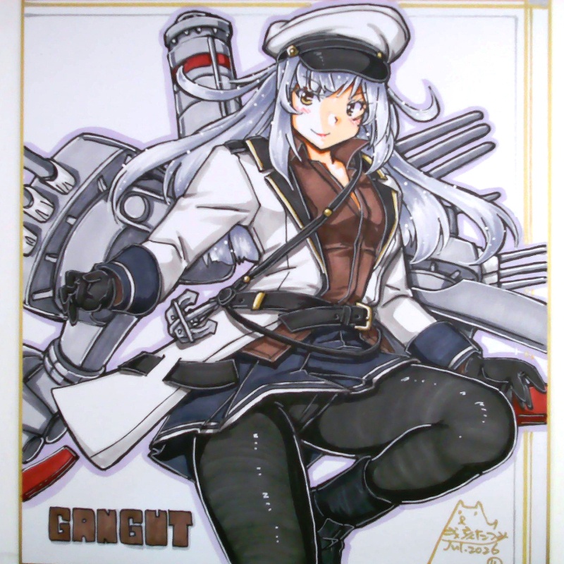 【終了】色紙 ガングート(4)