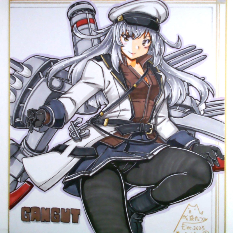 色紙 ガングート(2)