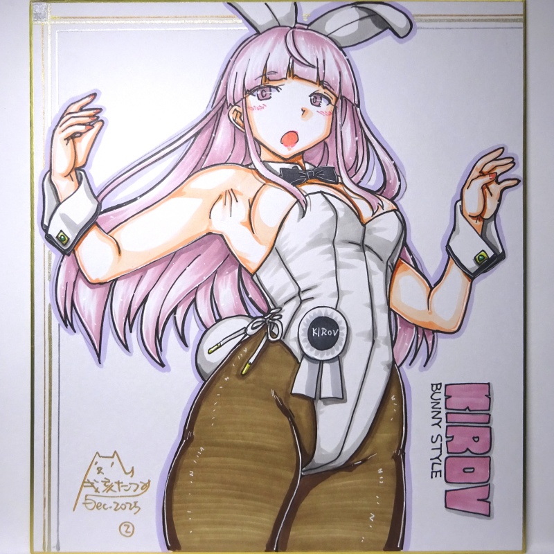 色紙 キーロフバニー(2)