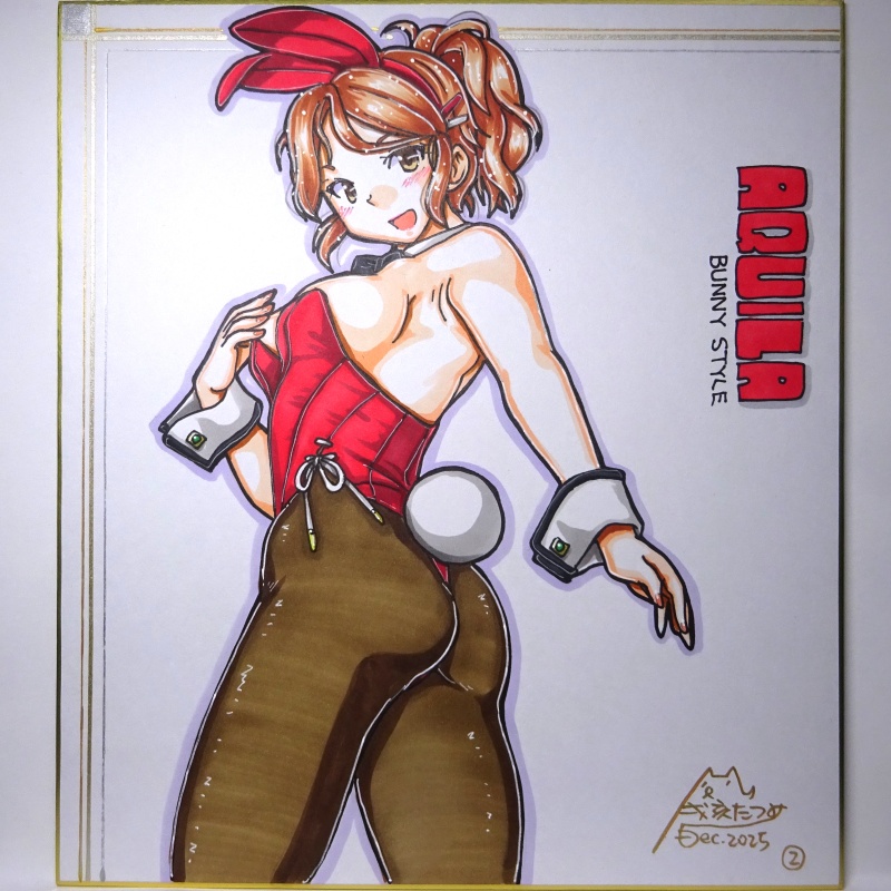 【終了】色紙 アクィラバニー(2)