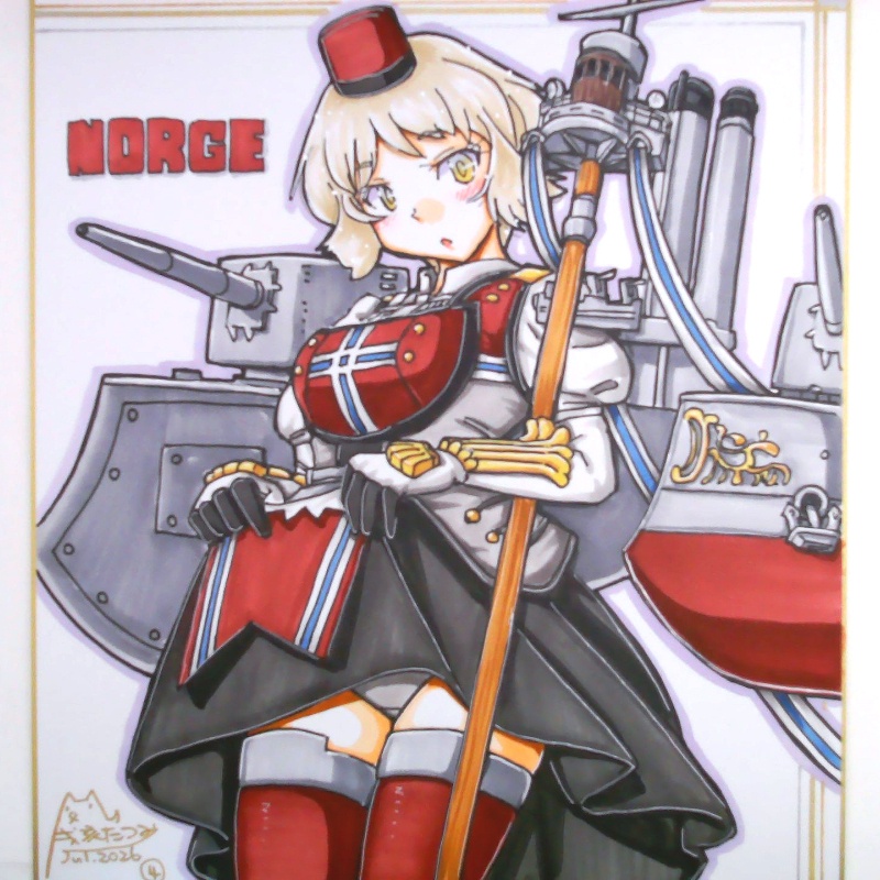 【終了】色紙 ノルゲ(4)