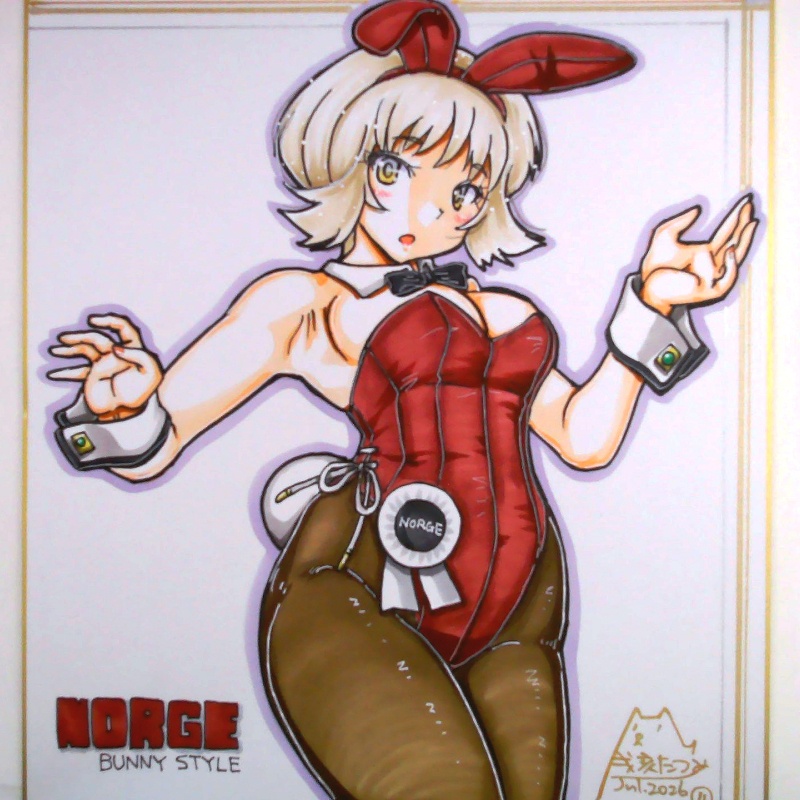色紙 ノルゲバニー(4)