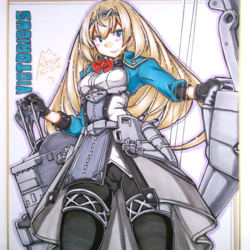 色紙 ヴィクトリアス(3)