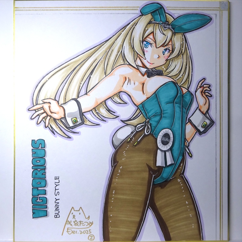 【終了】色紙 ヴィクトリアスバニー(2)