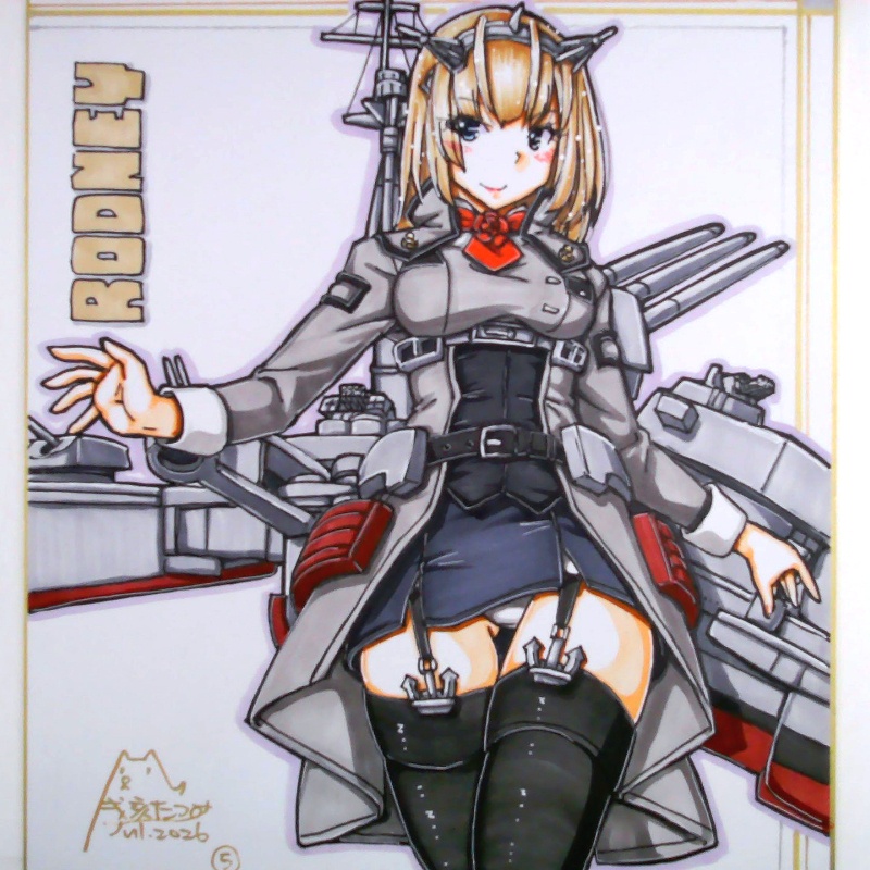 【終了】色紙 ロドニー(5)