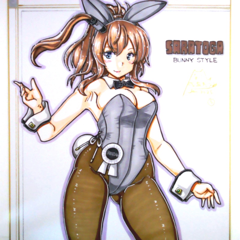 色紙 サラトガバニー(5)