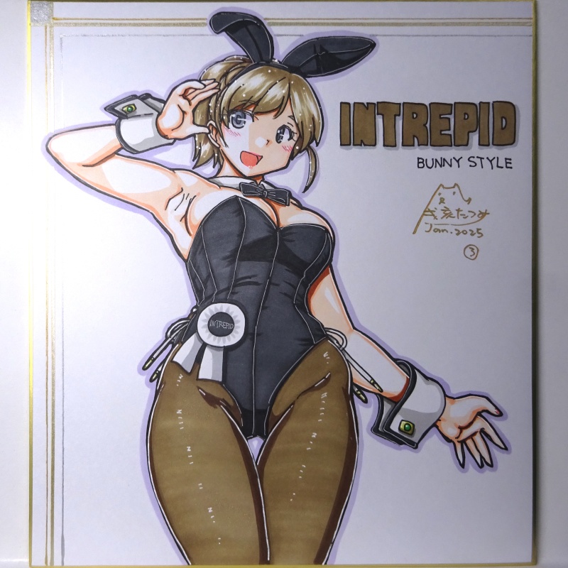 色紙 イントレピッドバニー(3)