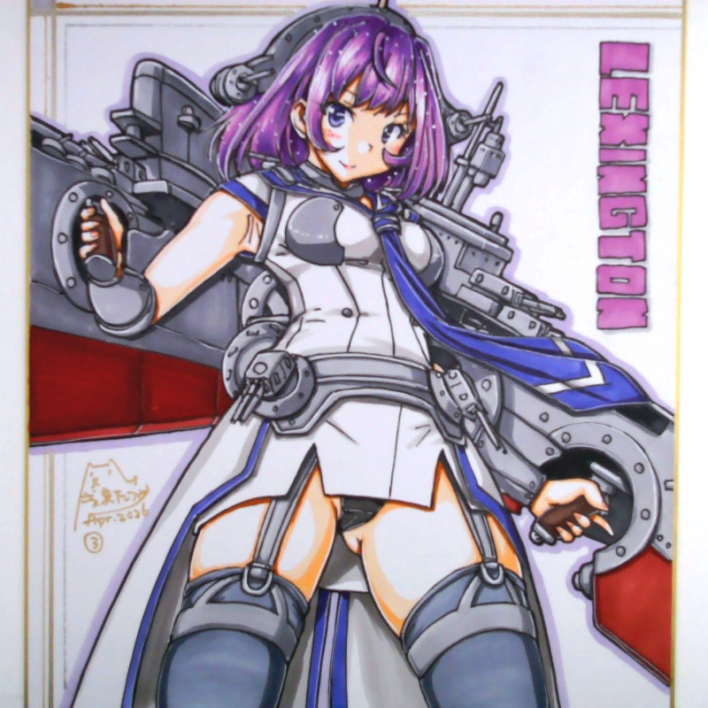 色紙 レキシントン(3)