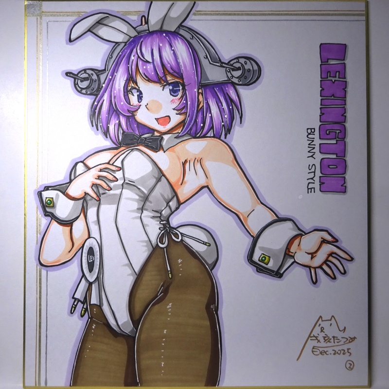 色紙 レキシントンバニー(2)