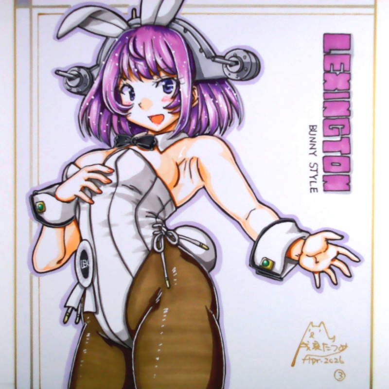 色紙 レキシントンバニー(3)