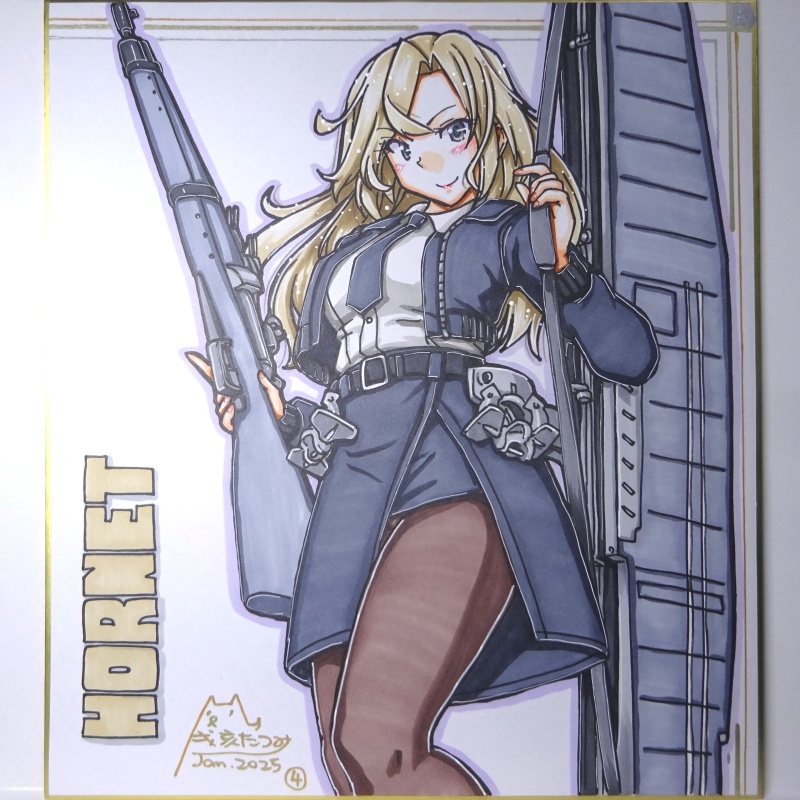 色紙 ホーネット(4)