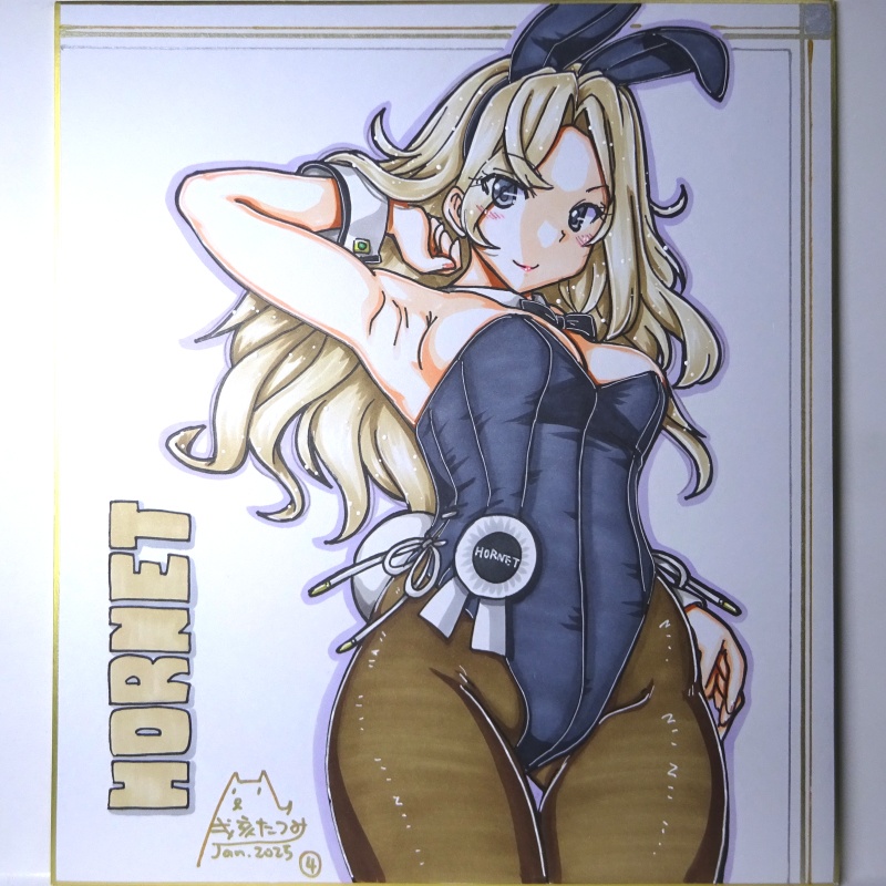 色紙 ホーネットバニー(4)