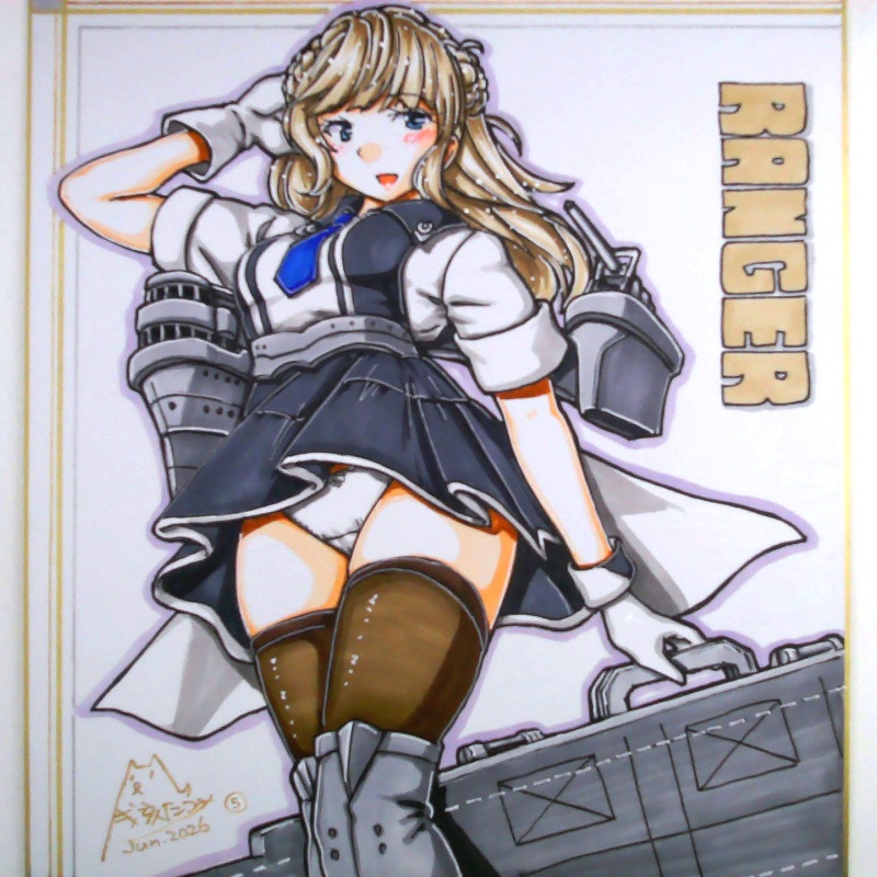 色紙 レンジャー(5)