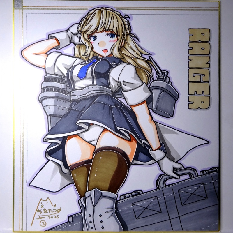 色紙 レンジャー(3)