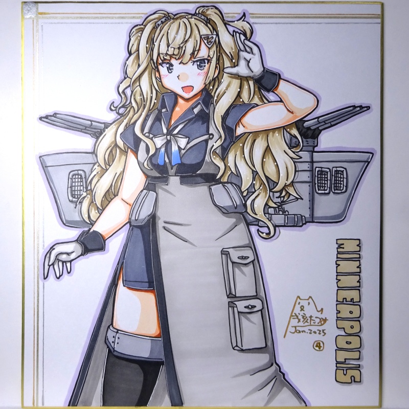 色紙 ミネアポリス(4)