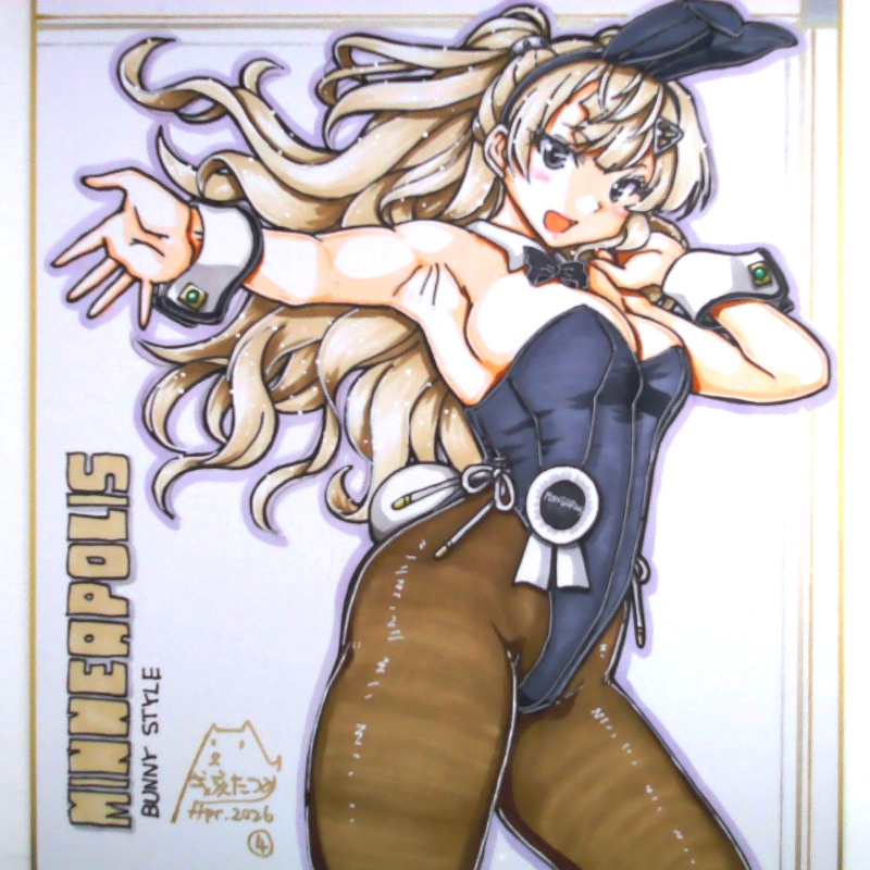 色紙 ミネアポリスバニー(4)