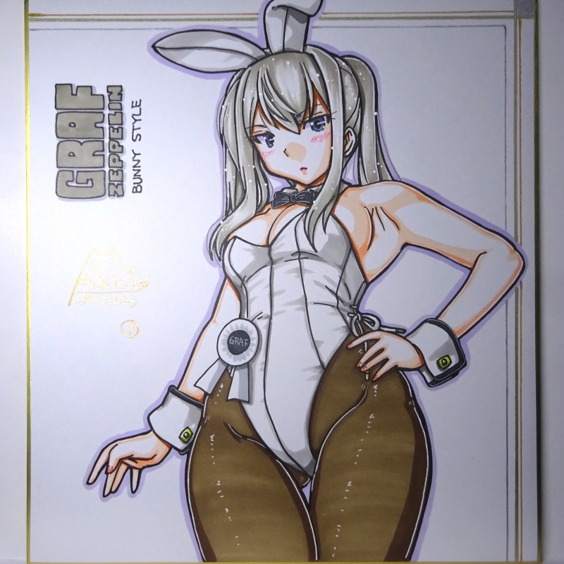 色紙 グラーフツェッペリンバニー（欠品）