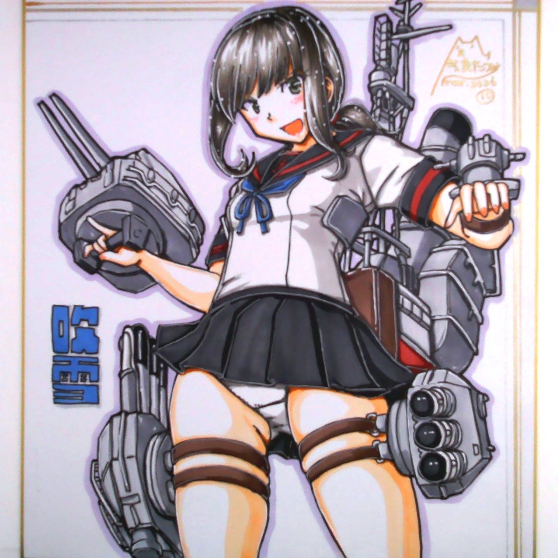 【終了】色紙 吹雪(10)