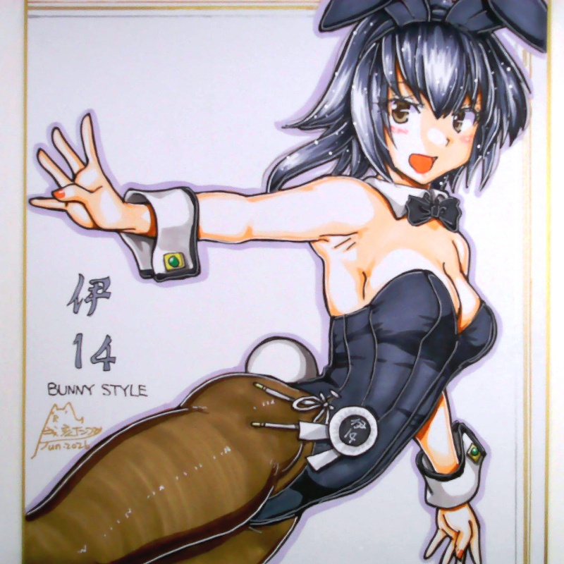 色紙 伊14バニー