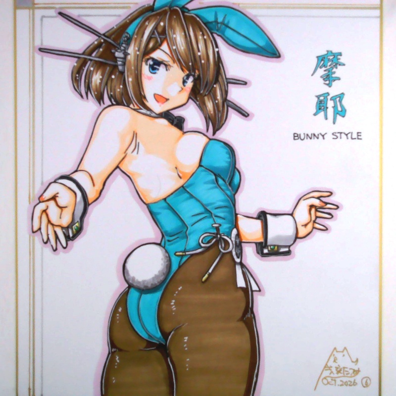 色紙 摩耶バニー(6)