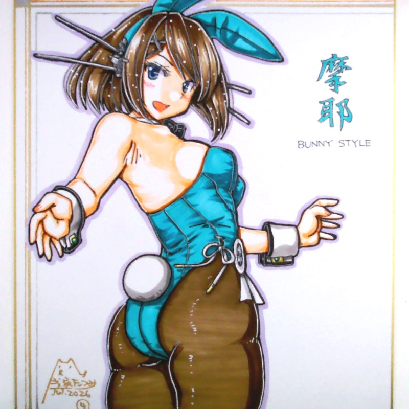 色紙 摩耶バニー(4)