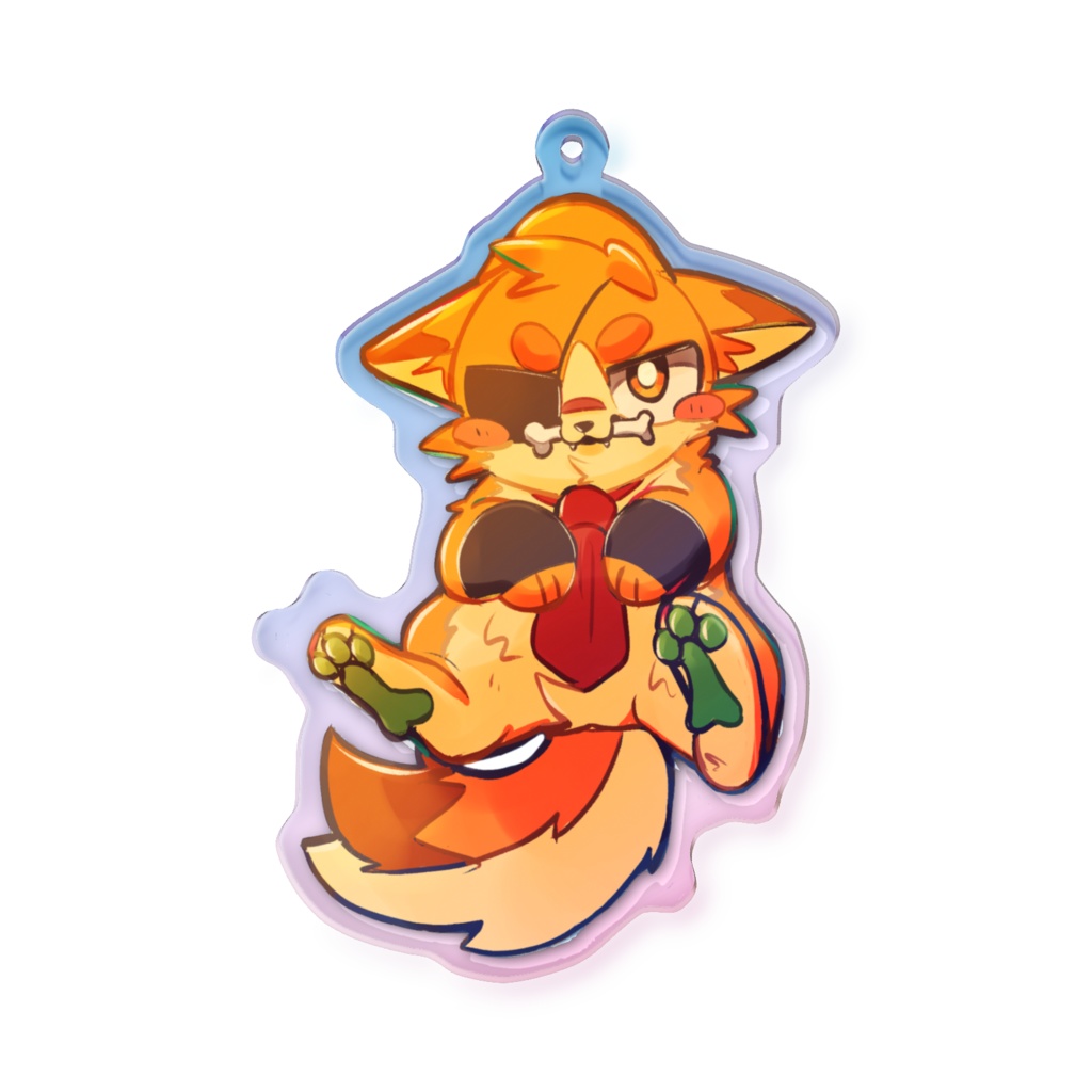 オーロラバージョン ワン山君キーホルダー!