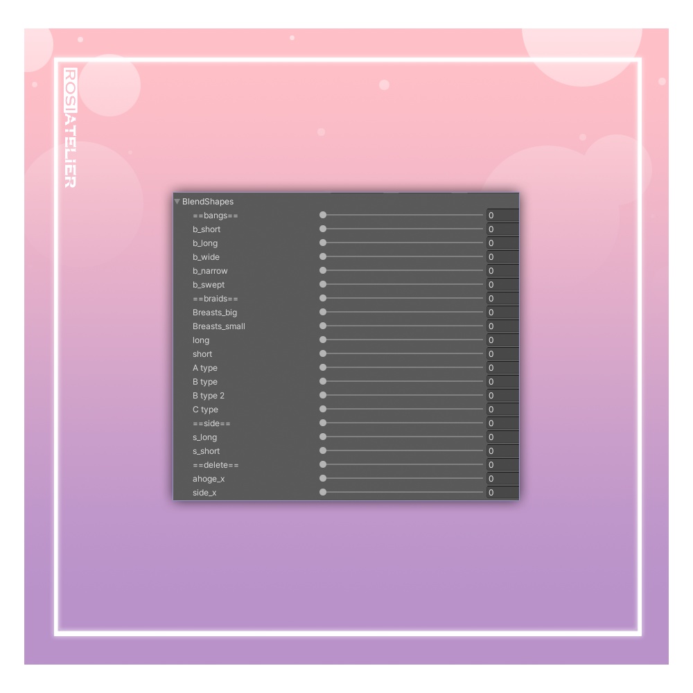 【3Dヘアモデル】 かわいい三つ編み髪型 Cute braid hair