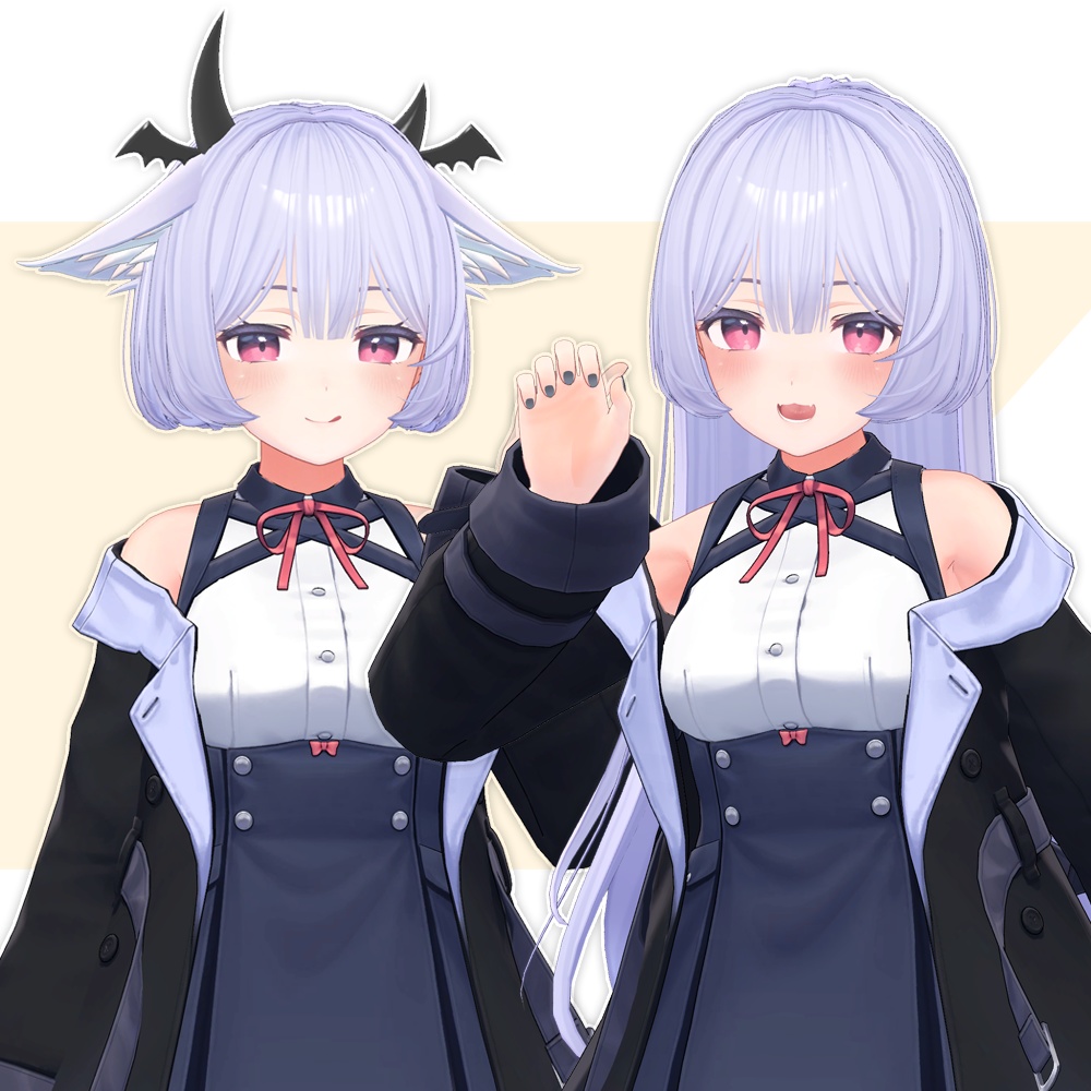 【3Dヘアモデル】 ボブと姫カット Bob & Hime cut