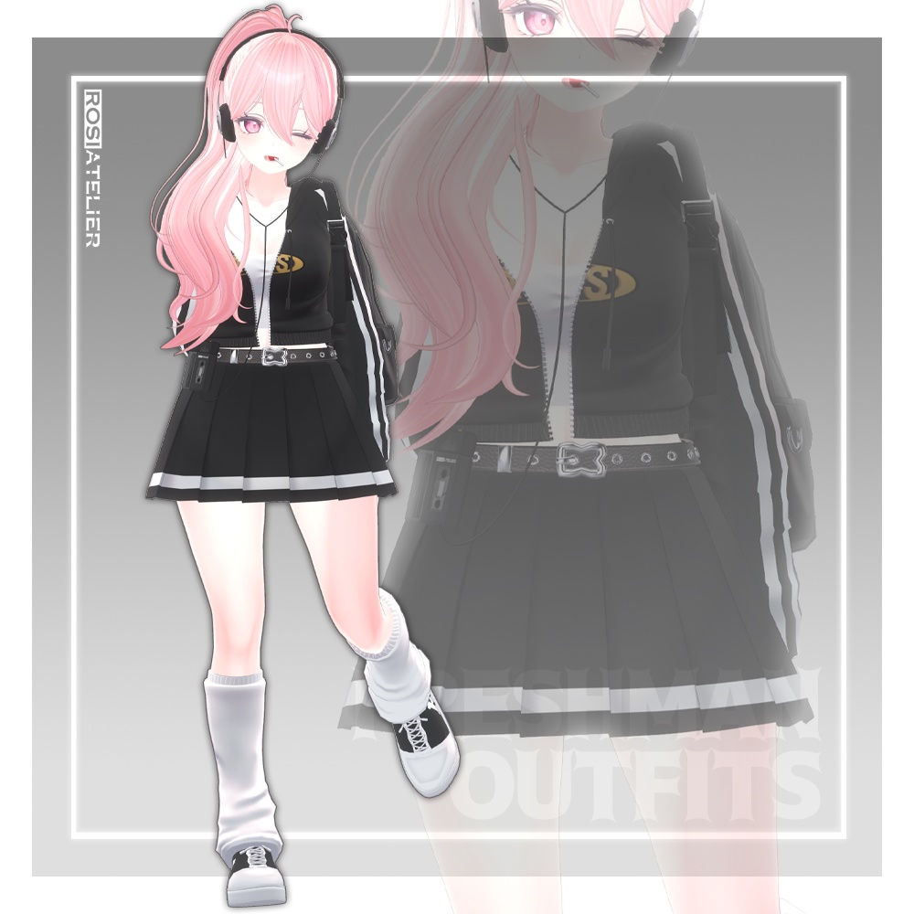 【3D衣装モデル】 Freshman Outfits (for kikyo, selestia)