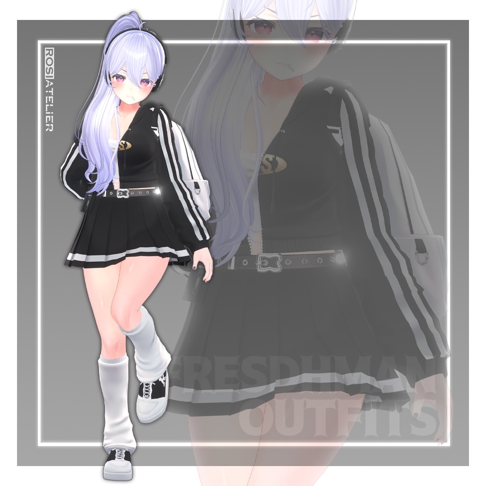 【3D衣装モデル】 Freshman Outfits (for kikyo, selestia)