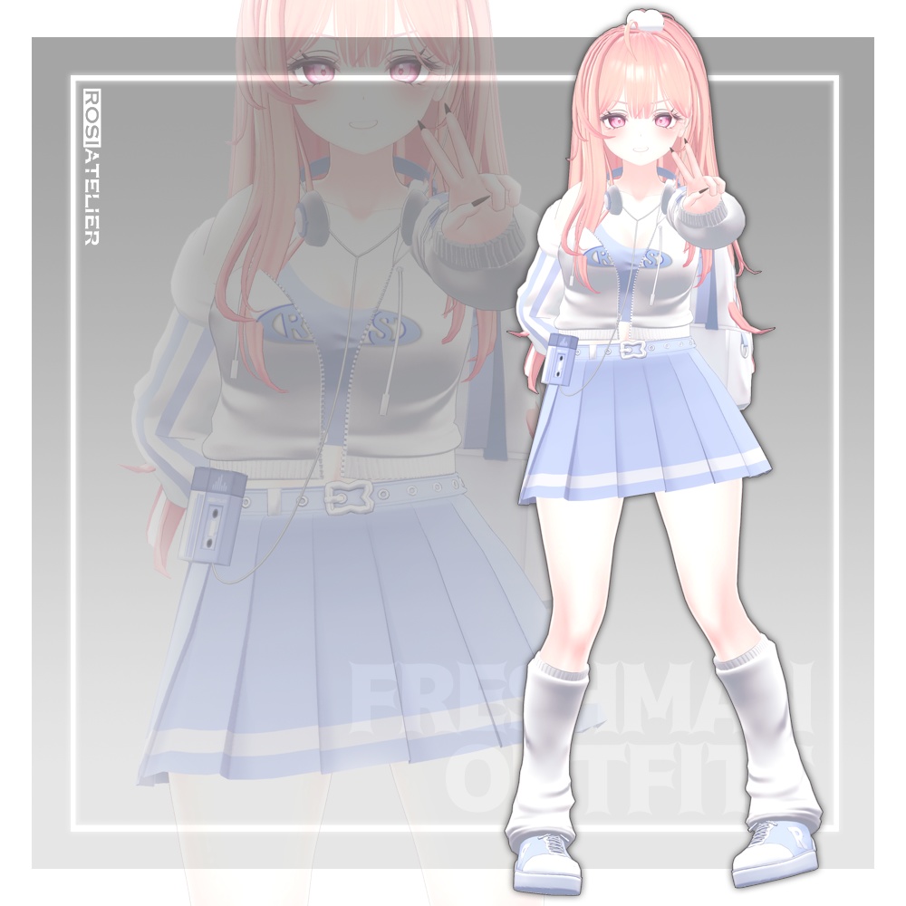 【3D衣装モデル】 Freshman Outfits (for kikyo, selestia)