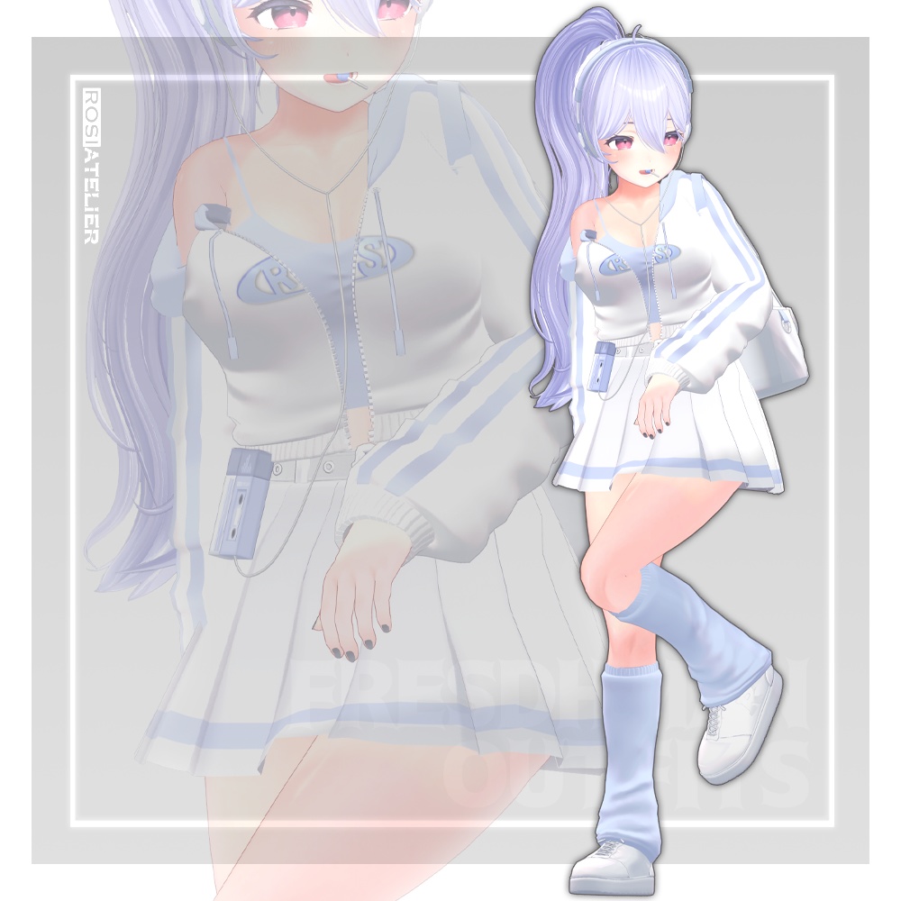 【3D衣装モデル】 Freshman Outfits (for kikyo, selestia)