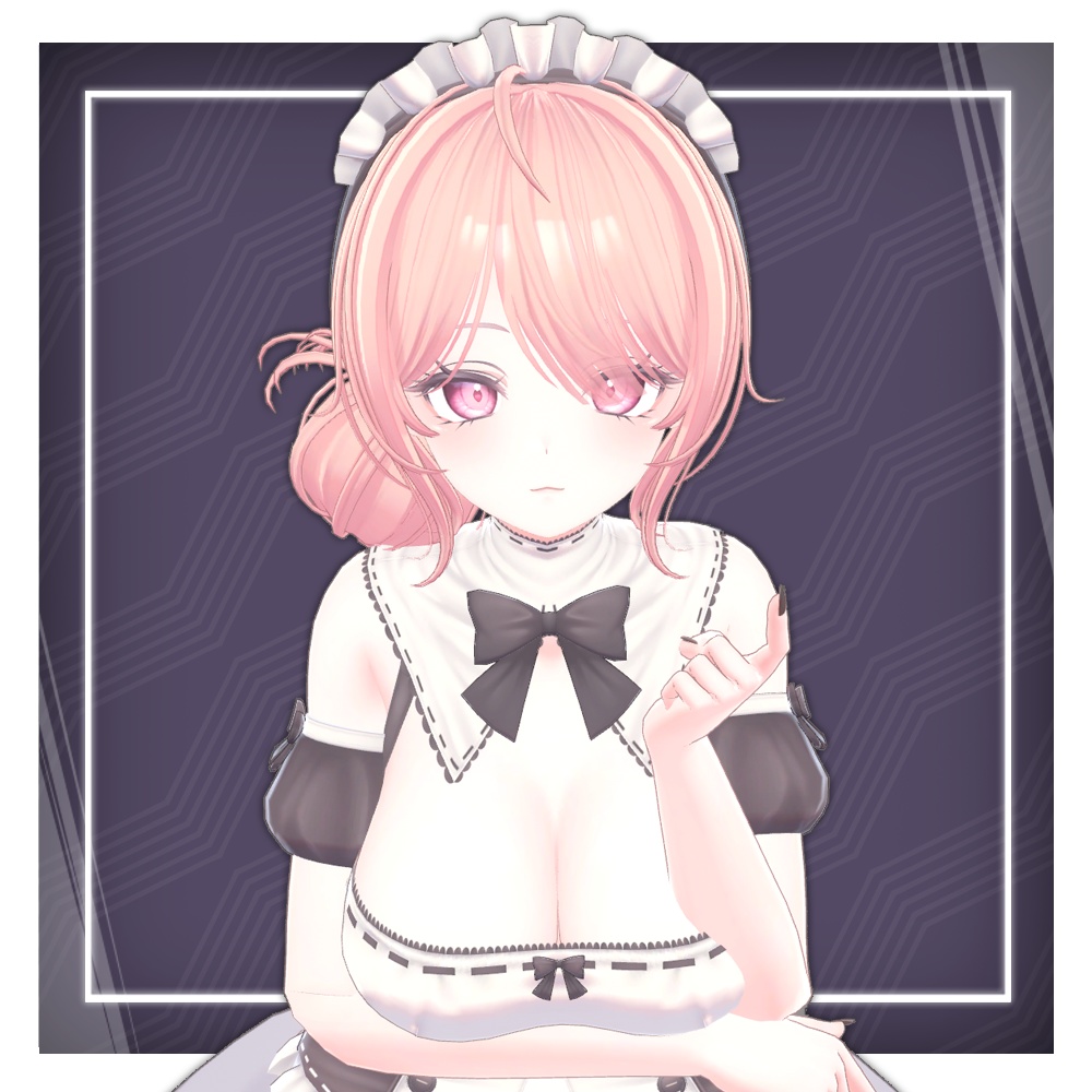 【3Dヘアモデル】 ローバンプッカヘア low pucca hair