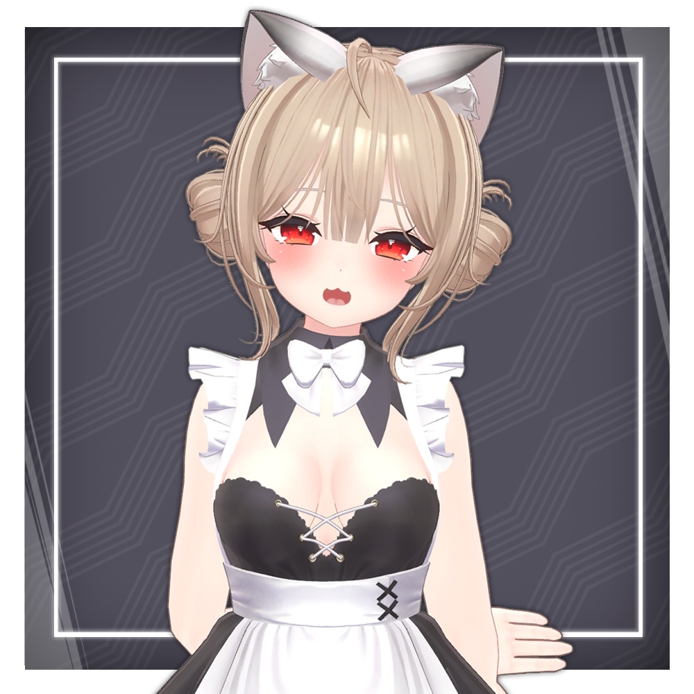 【3Dヘアモデル】 ローバンプッカヘア low pucca hair