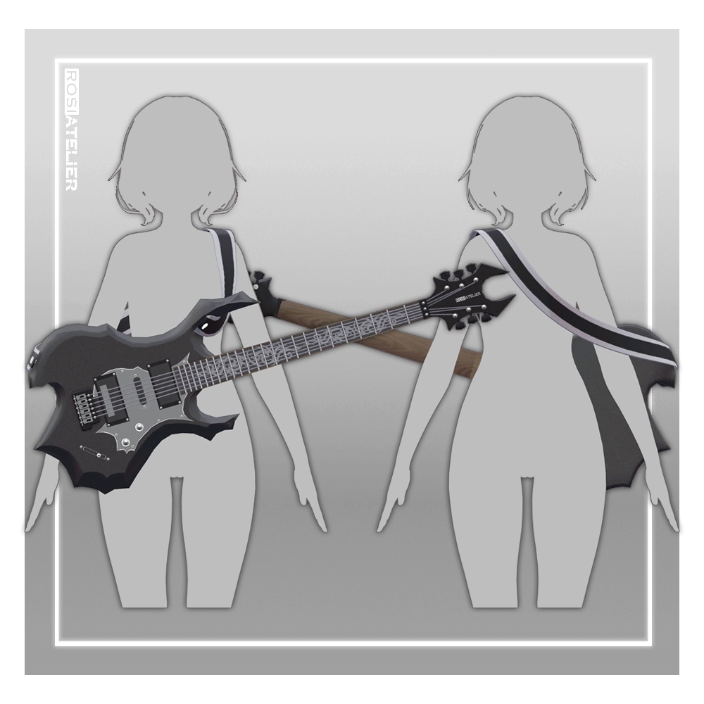 【3D衣装モデル】 Punky rock star (for Kikyo, Selestia)