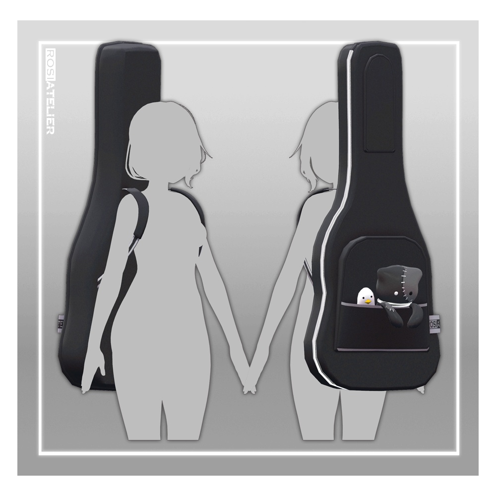 【3D衣装モデル】 Punky rock star (for Kikyo, Selestia)