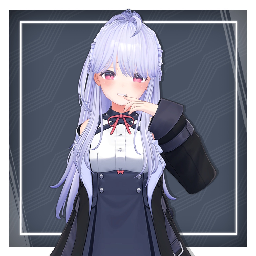 【3Dヘアモデル】 ハイハーフ ポニーテール High half ponytail