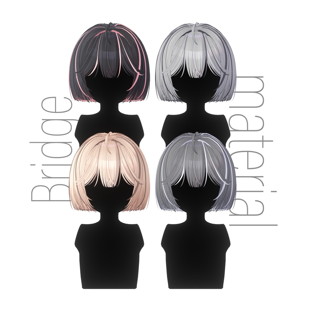 【3Dヘアモデル】 Matilda